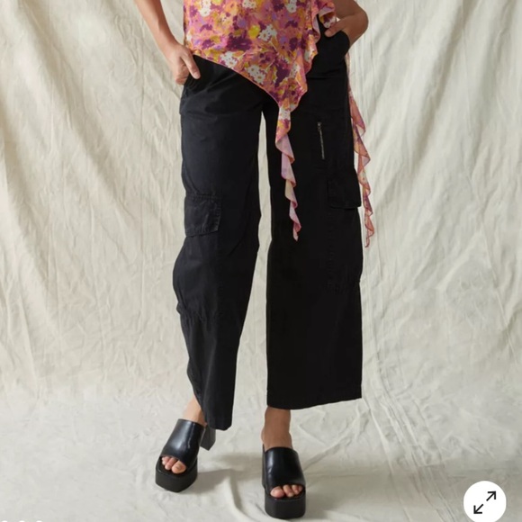 BDG Rae Carpenter Pant Cotton Black 4 - Picture 15 of 16